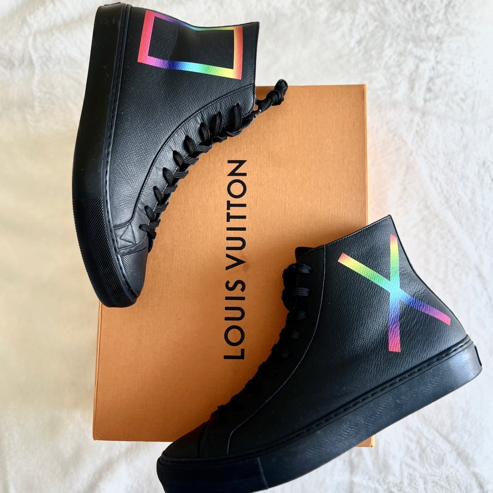 Louis Vuitton Tattooed Collaboration high tops